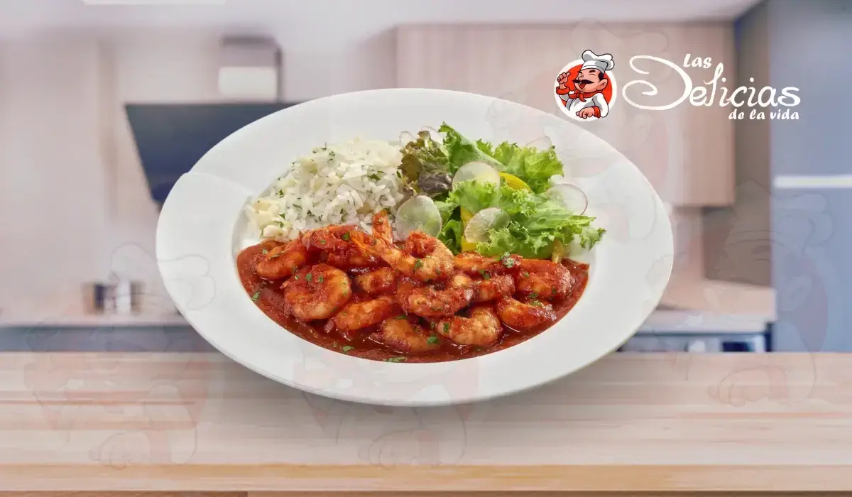 Camarones a la diabla en chipotle