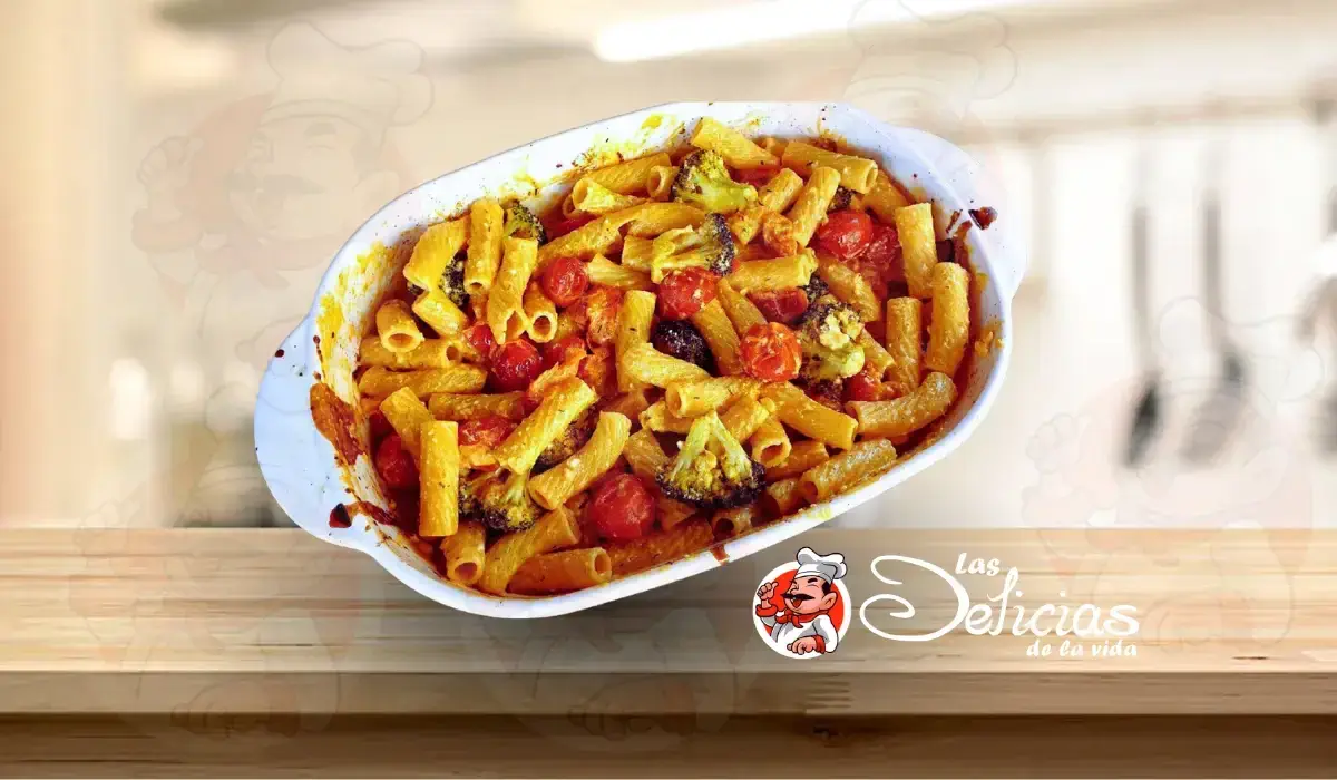 Pasta con queso feta al horno y tomate cherry: receta original