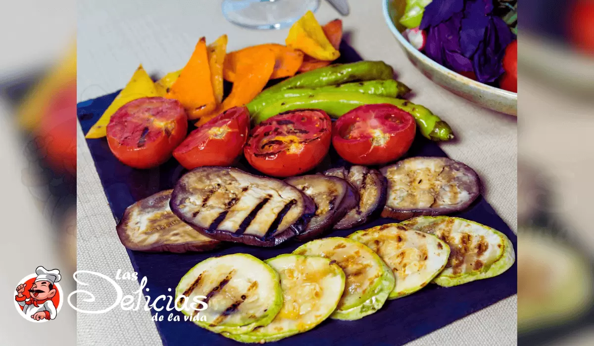 Receta 100% rica de parrillada de verduras