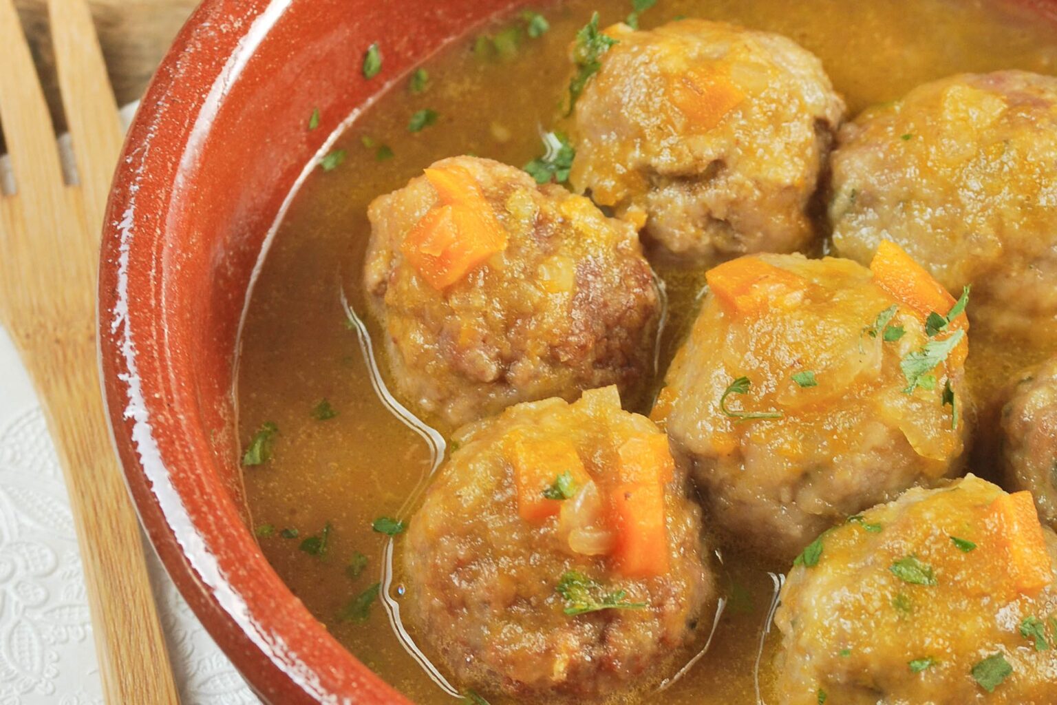 Receta De Albóndigas En Salsa De Zanahoria